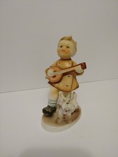 Vintage Little Boy Playing A