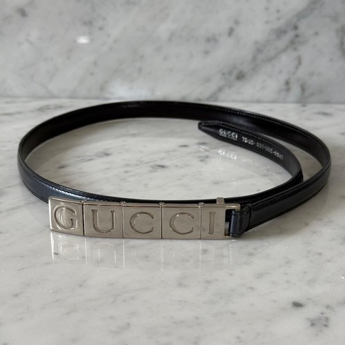 Ceinture étroite gucci - gucci, en