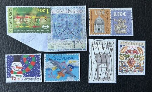 Lot timbres de - 8,
