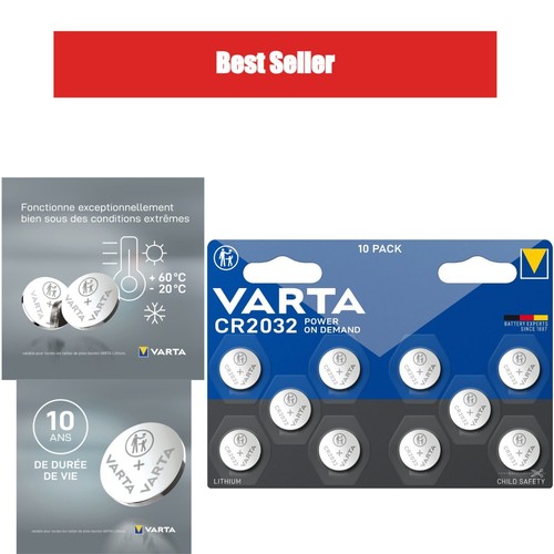 Varta piles bouton cr2032 - piles,