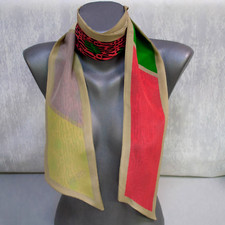 Foulard double face en pure