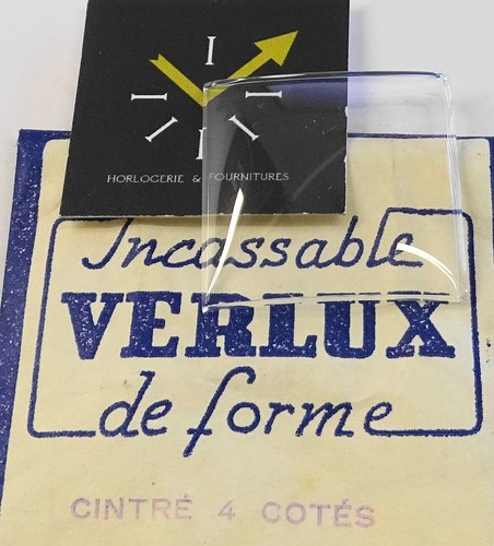 Verre montre carre - 27.5, mm