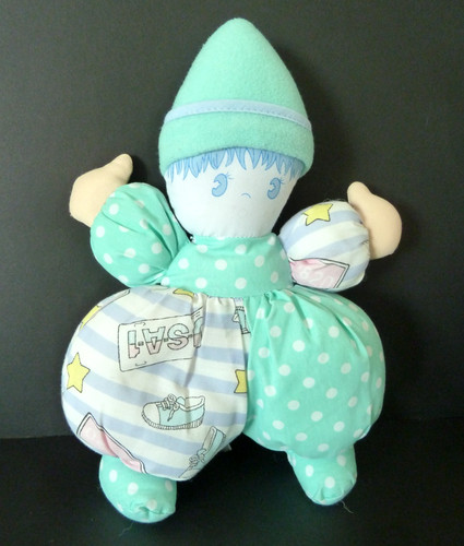 Doudou lutin clown poupée - doudou,