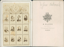 Gouvernement de Défense Nationale CDV vintage albumen.  Tirage albuminé  6,5