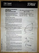  DEPLIANT ILLUSTRATIVO CINTURE