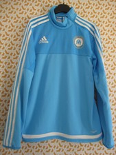 Sweat Adidas Climacool Bleu ciel Vintage Olympique Marseille OM - S