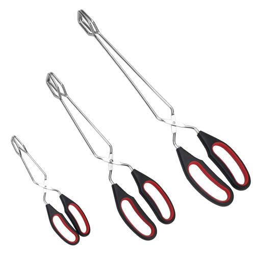 Pack scissor tongs cooking - 3,