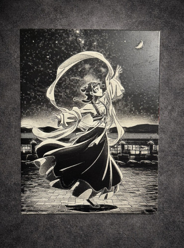 Toile maomao kimono - kimono, nuit