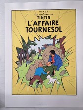 Hergé sérigraphie tintin - hergÉ,