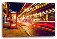 Toile/Cadres Téléphone anglais avec éclairage de voiture la nuit