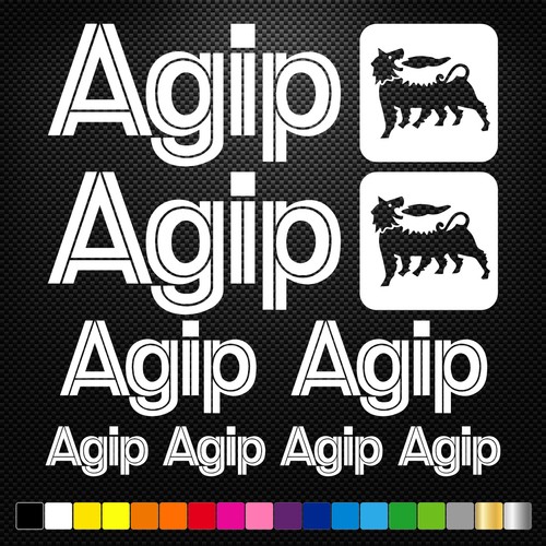Convient agip 10 - agip, stickers