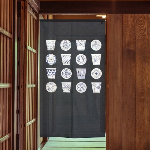 Noren japonais porte rideau - japonais,