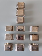 12 RONDS DE SERVIETTE AIR FRANCE 1er Classe et/ou Concorde