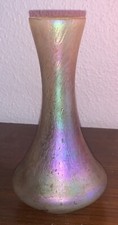 Vase art nouveau style  LOETZ KRALIK en verre à décor irisé