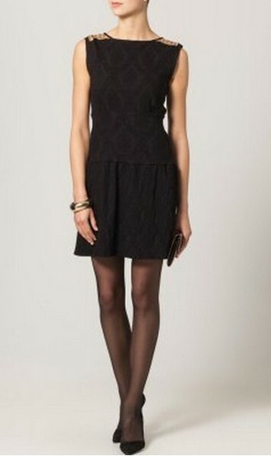 Nafnaf robe noire avec - nafnaf,