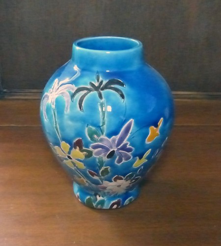 Ancien vase signé - , alain