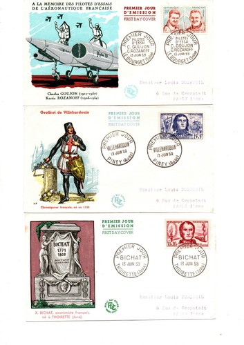 Lot enveloppes 1er jour - lot,