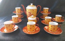 SERVICE A CAFÉ GENEVIEVE LETHU, SUR LA ROUTE DE CHANDERNAGOR, 1997,22 PIÈCES,TBE