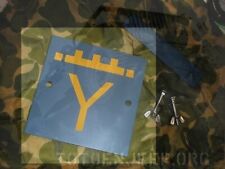 KIT PLAQUE ACIER 2 DB FFL DIVISION LECLERC 4 . jeep willys gpw . us ww2 (lire)