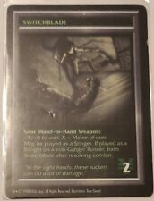 SWITCHBLADE Gear Weapon SHADOWRUN UNDERWORLD  Rare Card ccg Tcg Oop