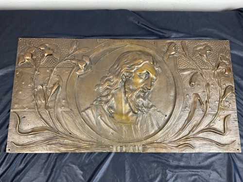 Plaque religieuse bronze - religieuse,