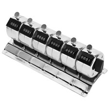 Compteur manuel en métal pour