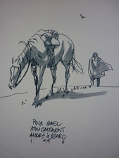 JUILLARD / LES 7 VIES DE L EPERVIER  1 /  LA BLANCHE  MORTE  +  DEDICACE