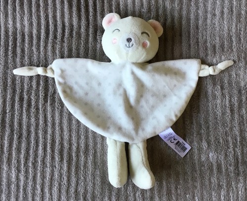 Doudou ours blanc crème - ours, beige