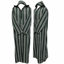 Homme Vert Foncé Rayé