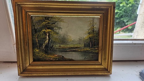Peinture huile sur - huile, toile