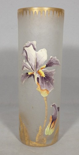 Vase rouleau verre givré - rouleau,