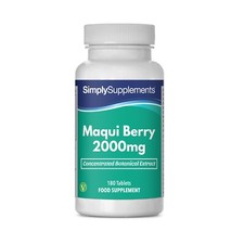 Baie de Maqui 2000mg - 180 comprimés - Normes de qualité - SimplySupplements