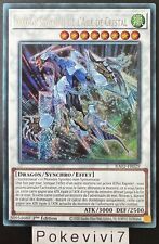 Carte YU-GI-OH! DRAGON SYNCHRO DE L'AILE DE CRISTAL RA02-FR029 Secret Rare NEUF