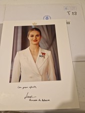 Photo Madrid Casa Real Princess  Leonor signed Autopen 