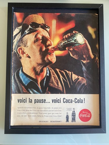 Cadre publicité vintage - ◕,