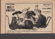 1 publicité  papier café  Malt Kneipp   Juvisy -sur -Orge lire description