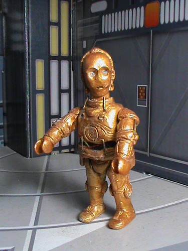 Playmobil custom c3po star - custom, (star