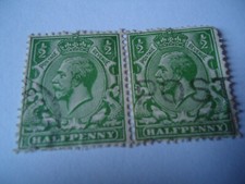 bande de 2 timbres anglais