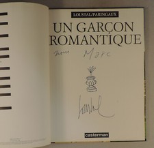 LOUSTAL dedicace dans un