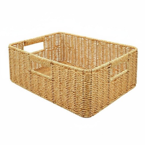 Panier tressé rectangulaire - tressé,