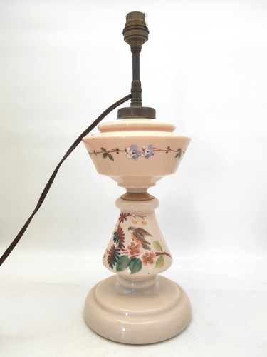 Ancien pied lampe en - ancien,