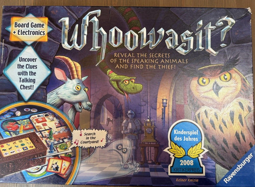 Ravensburger whoowasit board - whoowasit,