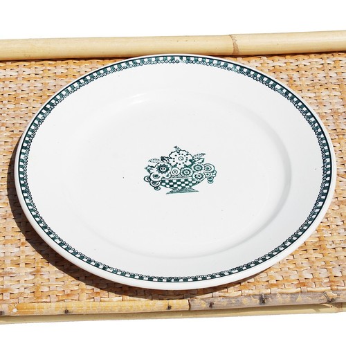 Ancien plat rond sté - plat,