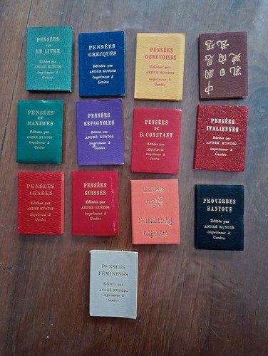 Livres minuscules rares - ", "