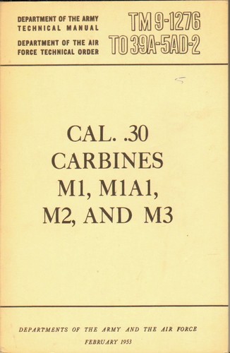 Cal carbines m1a1 - m2, &