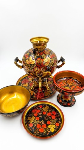 Ancien samovar urss service - et,
