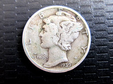 USA ONE DIME 1939  ARGENT