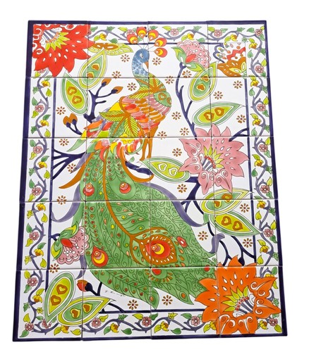 Tableau carreaux peints la - tableau,