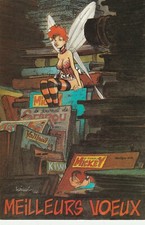 LOISEL CP Personnelle de Voeux pour 92 avec Fée Clochette TL 1000 dont 500 perso