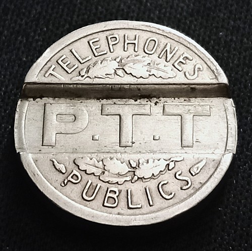 Jeton telephone ptt - de, 1937